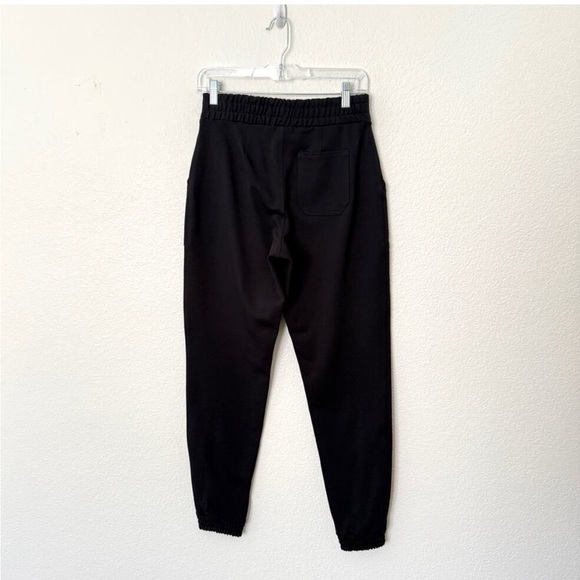 Spanx Black Ponte Knit Pull-On High Rise Perfect Pants Jogger NWT Sz Medium M - Picture 2 of 10